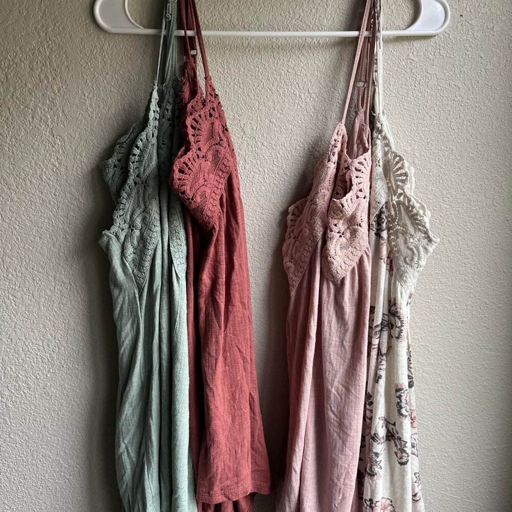 Strappy Tank Top Set